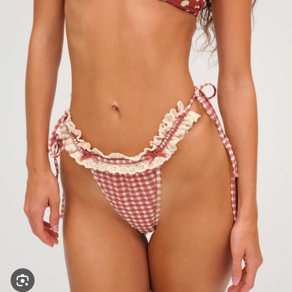 For love and lemons Gingham Bikini Bottom - Picture 1 of 5